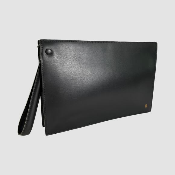 Cartier Handbags - Cartier Must de Cartier Black Leather Wristlet Clutch Vintage Made in Spain